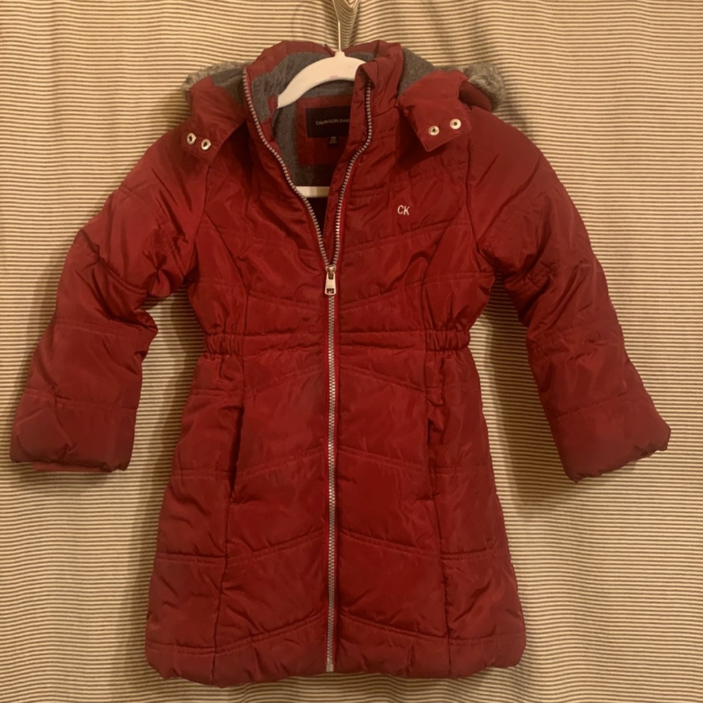 Calvin Klein long puffer coat